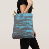Grunge, verblasstes Blau, Cool Tasche (Von Nahem)