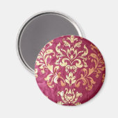 Grunge Viktorianische Golddampfer Magnet (Vorderseite/Rückseite)