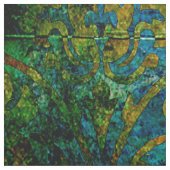 Grunge, Vintag, Damast, Moos, Grün, Muster, Blüten Stoff (Muster)