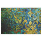 Grunge, Vintag, Damast, Moos, Grün, Muster, Blüten Stoff (Fat Quarter (45,7 x 55,9 cm))