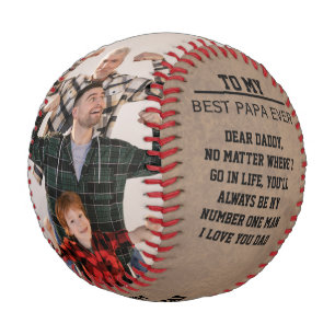 Grunge Vintag Foto Vatertag Baseball