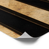 Grunge Vintag Klavier Poster (Ecke)