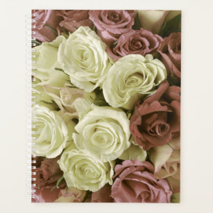 Grunge Vintage Retro-Rose Foto Blume Blumen Planer