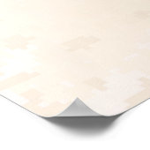 Grunge Vintager boho Hintergrund mit indischem Tra Poster (Ecke)