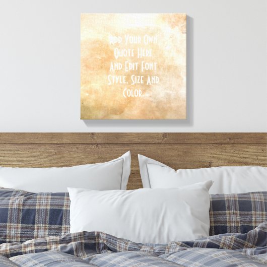 Grunge Vintager Hintergrund Leinwanddruck (Insitu (Schlafzimmer))