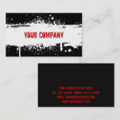 Grunge-Visitenkarte Visitenkarte (Vorne/Hinten)