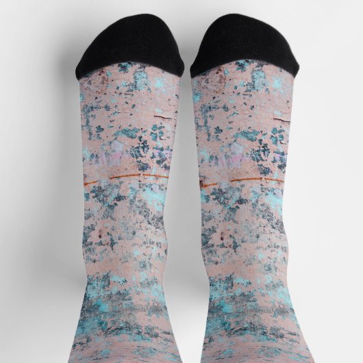 Grunge-Wandstruktur Socken (Oben)