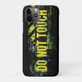 Grunge Warnzeichen "Keine Touch" Case-Mate iPhone Hülle (Rückseite)