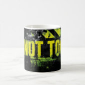 Grunge Warnzeichen "Keine Touch" Kaffeetasse (Mittel)