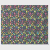Grunge Wasserfarbe: Farbenfrohe Flecken Muster. Geschenkpapier (Flach)