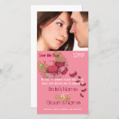 Grunge Winged Hearts Save the Date Ihr Foto (Vorne/Hinten)