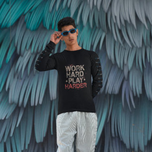 Grunge Work Harder - Funny Work Giftvoll Sweatshirt