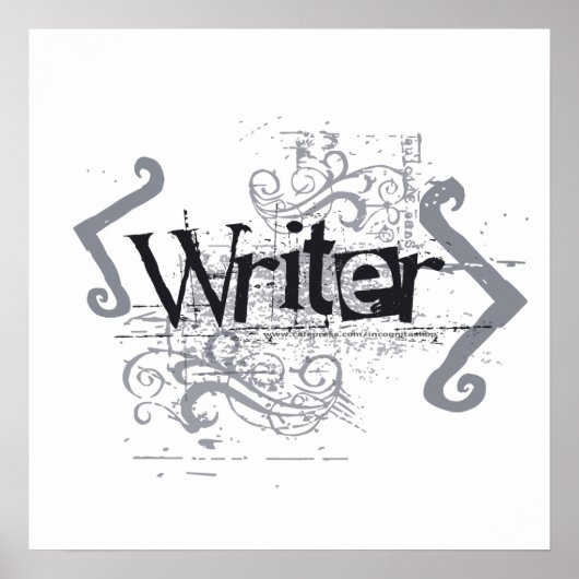 Grunge Writer Poster (Vorne)