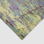 Grunge Yellow & Magenta Rusted Metal Muster 2 Seidenpapier (Ausschnitt)