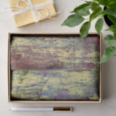 Grunge Yellow & Magenta Rusted Metal Muster 2 Seidenpapier (Geschenk)