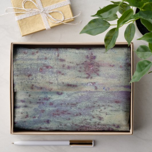 Grunge Yellow & Magenta Rusted Metal Muster Seidenpapier (Geschenk)