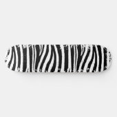 Grunge Zebra Skateboard (Horizontal)