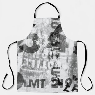 grungeabstrakt, alt, alternativ, alt, antiqu schürze