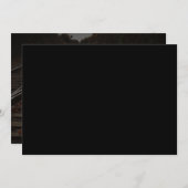 GrungebahnWestern-Cowboyhochzeit Einladung (Vorne/Hinten)