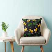 Grüngelbe Frösche Kissen (Stuhl )