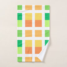 Grüngelbe Minimalquadrate
