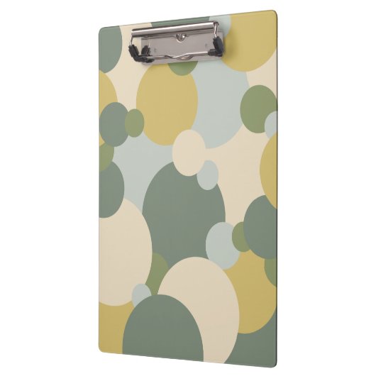 Grüngelbe Moleküle Zwischenablage Klemmbrett (Links)