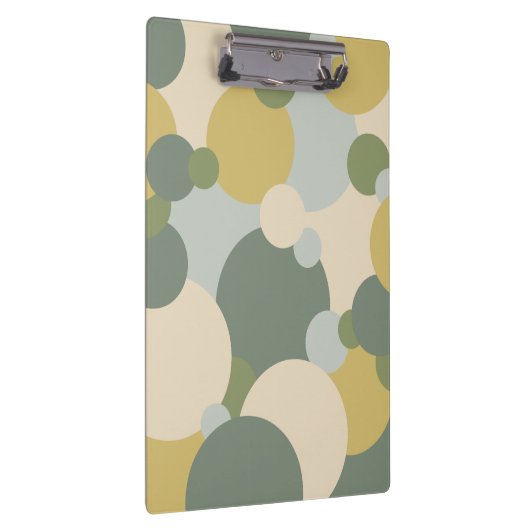 Grüngelbe Moleküle Zwischenablage Klemmbrett (Rechts)