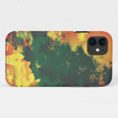Grüngelbe rote Wolke abstrakte digitale Kunstgesta Case-Mate iPhone Hülle (Rückseite (Horizontal))