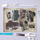 Grungephotograph-Fotografie Vintage Kamera Seidenpapier (Handwerk)