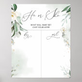 Grüngeschlecht enthüllt Kartographie von Jungen od Poster (Vorne)