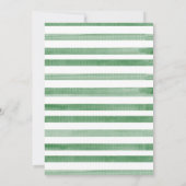 Grüngeschlechtsneutral Jungle Safari Baby Dusche Einladung (Rückseite)