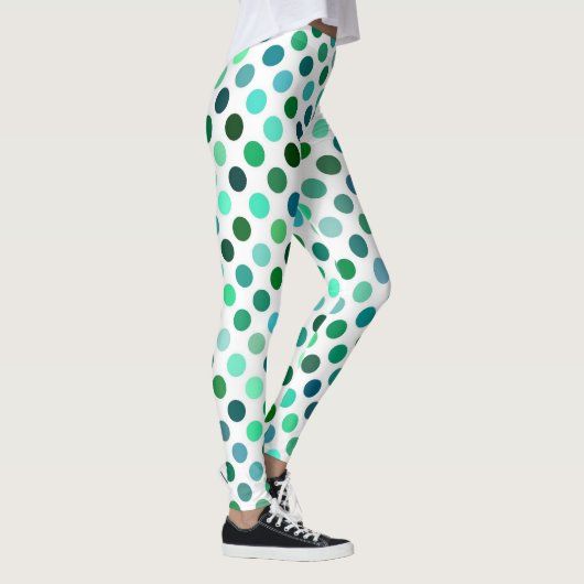 Grüngestrichene Leggings (Rechts)