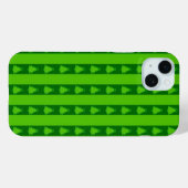 Grüngestricktes Weihnachtsbaummuster Case-Mate iPhone Hülle (Rückseite (Horizontal))