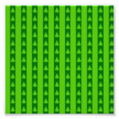 Grüngestricktes Weihnachtsbaummuster Fotodruck (Vorne)
