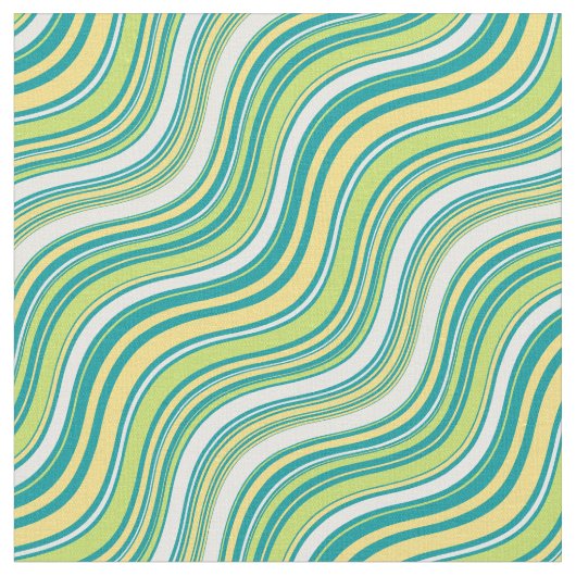 Grüngewebe Boho Moderne Muster Stoff (Nahaufnahme)