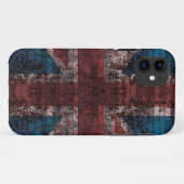 Grungeziegelstein Gewerkschafts-Jack iPhone Fall Case-Mate iPhone Hülle (Rückseite (Horizontal))