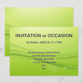 Grüngrab Einladung (Vorne/Hinten)