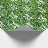 Grüngras 65. Geburtstagsgras Geschenkpapier (Ecke)