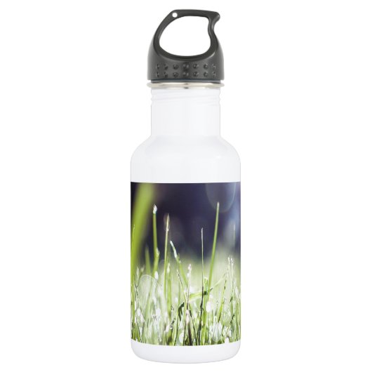 Grüngras Edelstahlflasche (Vorderseite)