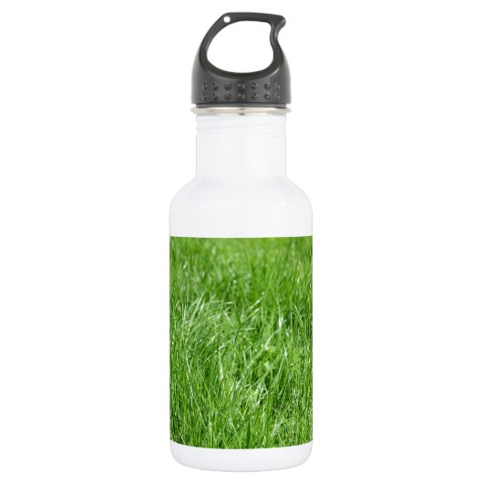 Grüngras Edelstahlflasche (Vorderseite)