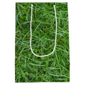 Grüngras Geburtstag Mittlere Geschenktüte (Rückseite)