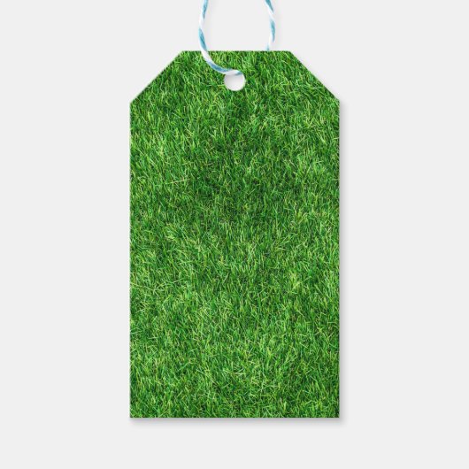 Grüngras Geschenkanhänger (Vorderseite)