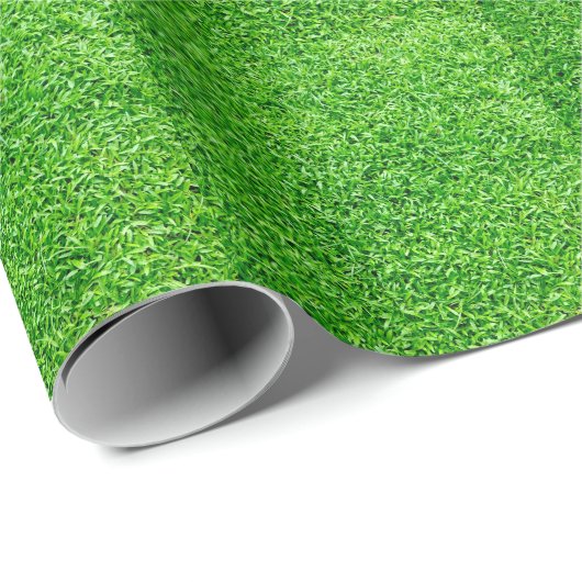 Grüngras Geschenkpapier (Rolleneckpunkt)