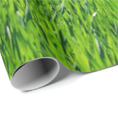 Grüngras Geschenkpapier (Rolleneckpunkt)