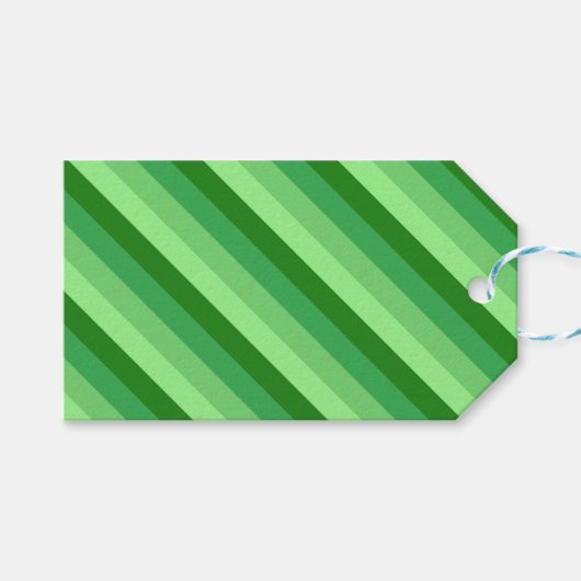 Grüngras-Gift-Tags Geschenkanhänger (Vorderseite (Horizontal))