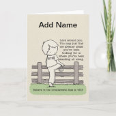 Grüngras Karte (Vorderseite)