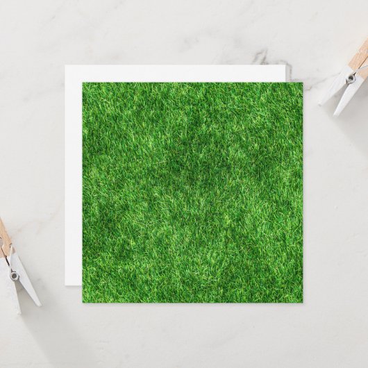 Grüngras Karte (Vorderseite/Rückseite Beispiel)