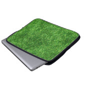 Grüngras Laptopschutzhülle (Vorne Knopf)