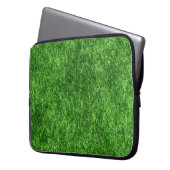 Grüngras Laptopschutzhülle (Vorderseite Links)