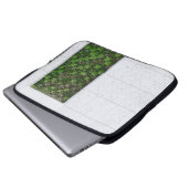 Grüngras Laptopschutzhülle (Vorne Knopf)